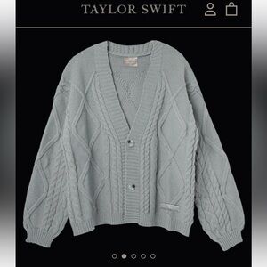 Taylor Swift The Tortured Poets Department Cardigan Size M/L